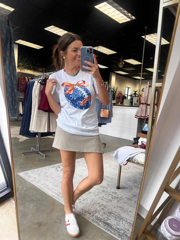 Disco Football Orange and Blue - Tshirt