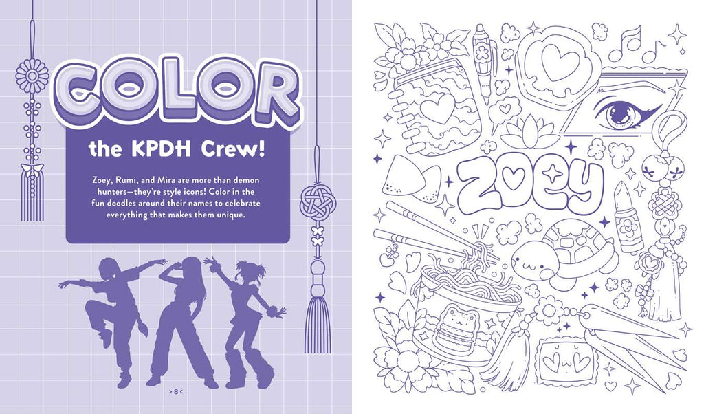 Unofficial KPop Demon Hunters Activity Book by Lila Violet: Paperback