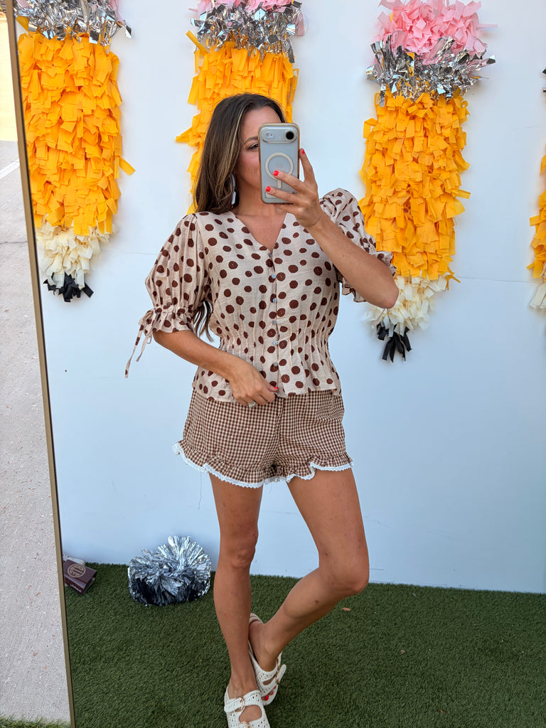 How Forever Feels Blouse - Taupe