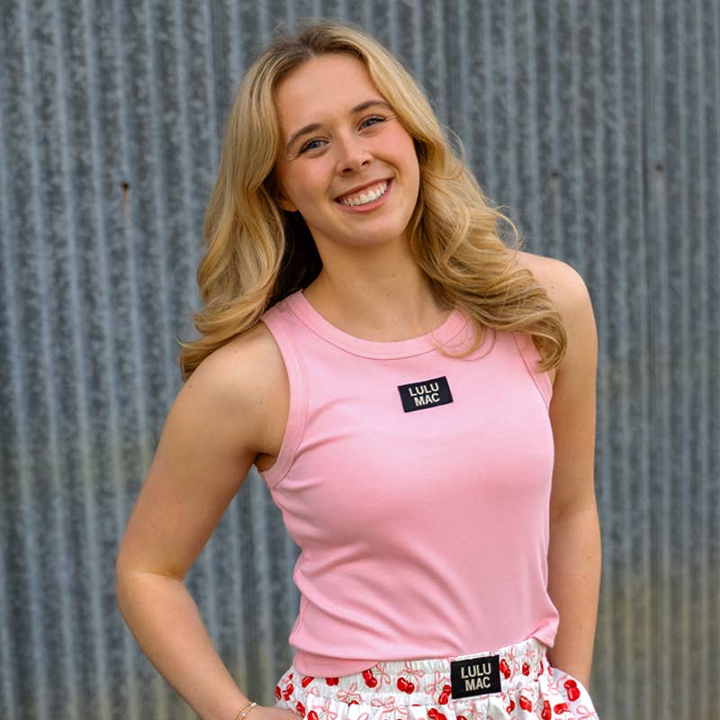Lulu Mac DD Tank - Light Pink