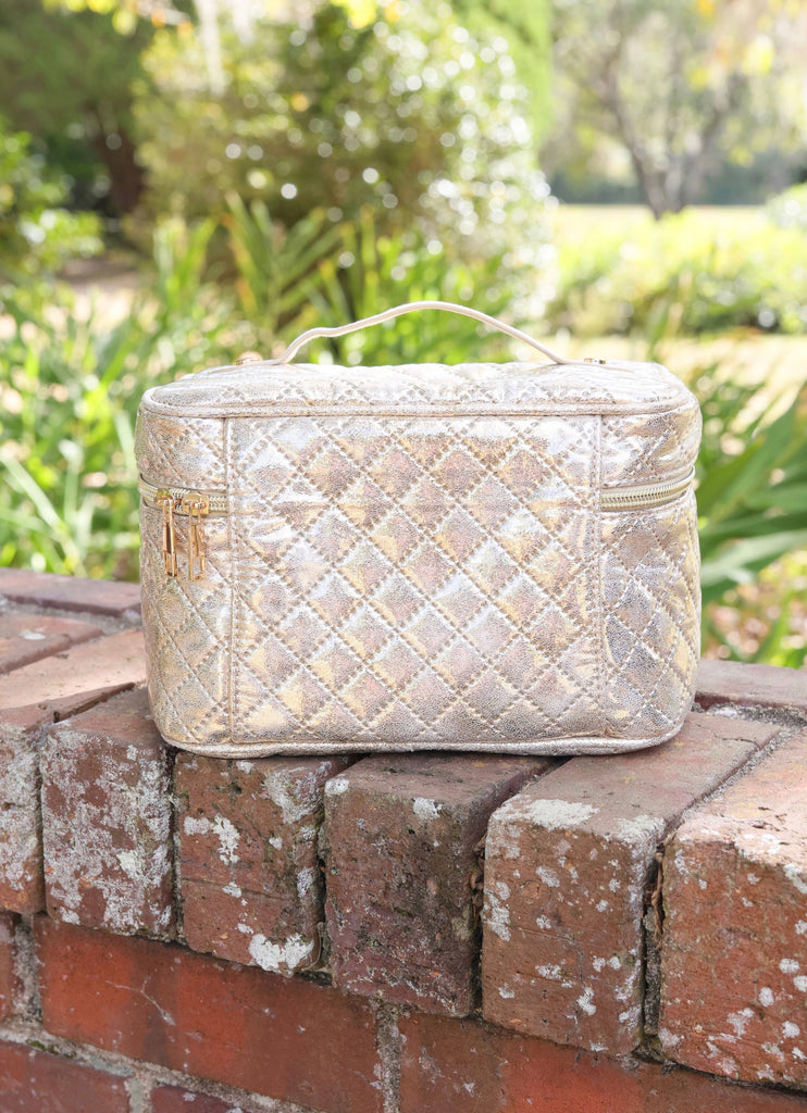 Hampton Train Case Champagne Pop - Caroline Hill