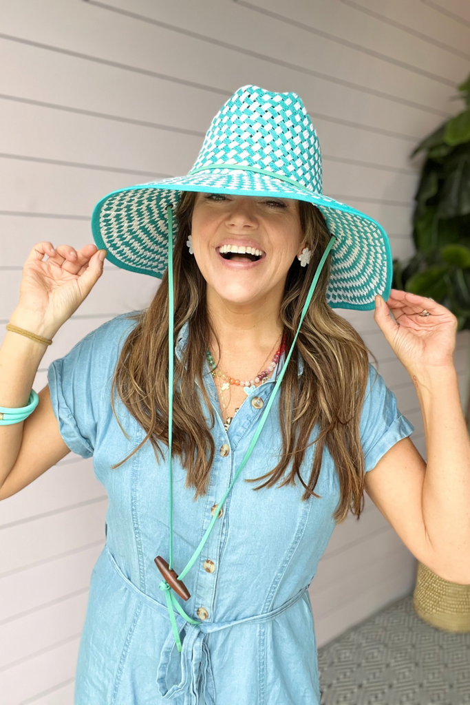 Lifeguard Hat- Turquoise