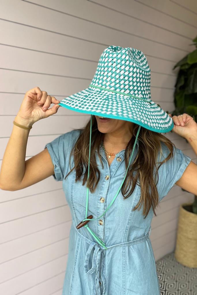 Lifeguard Hat- Turquoise