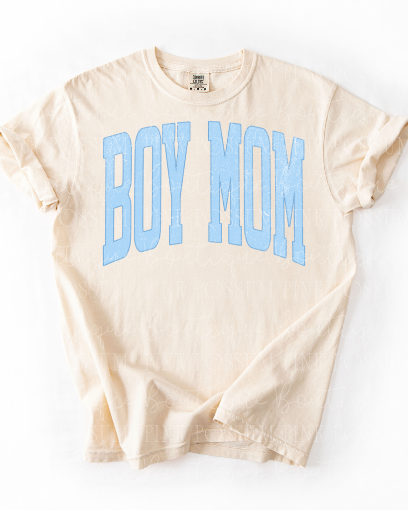 Boy Mom Comfort Colors Tshirt