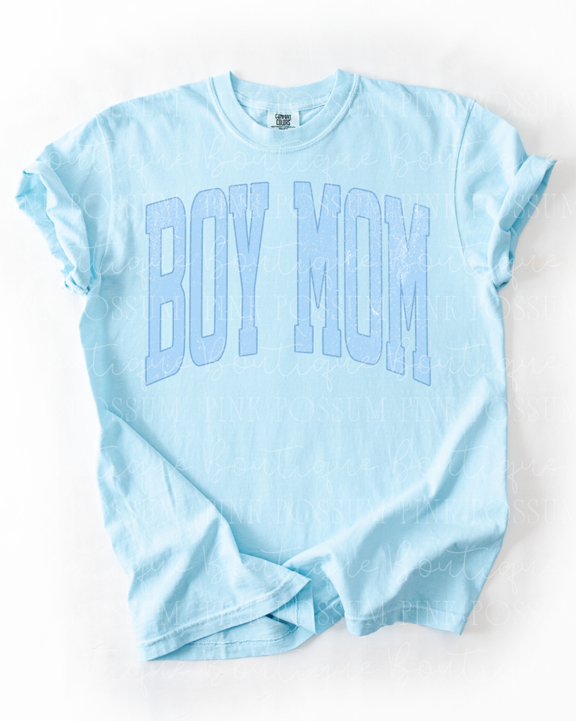Boy Mom Comfort Colors Tshirt