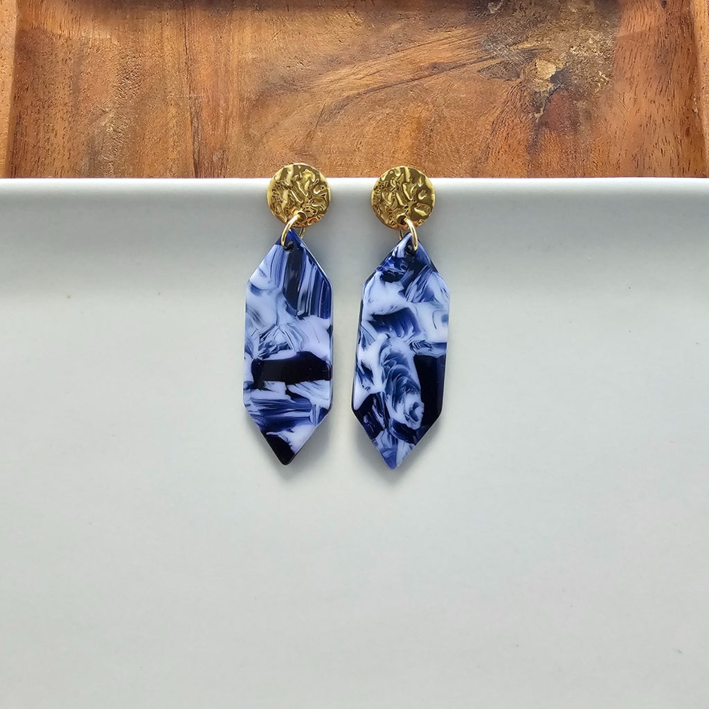 Gemma Earrings - Ocean