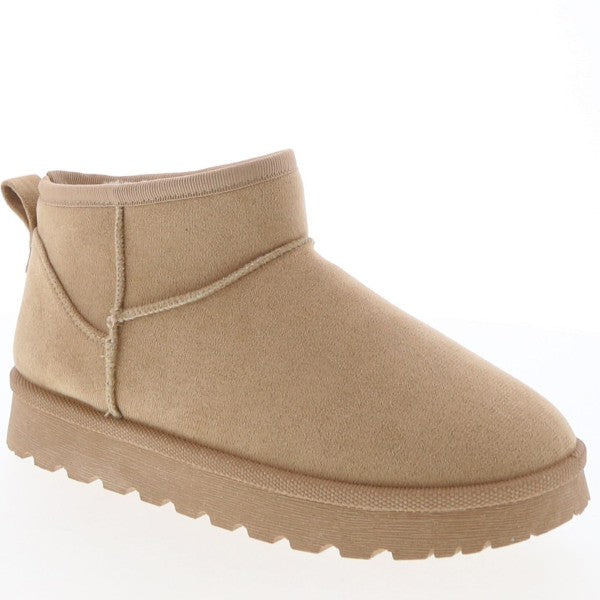 Cozy Sand Mini Boots - FINAL SALE