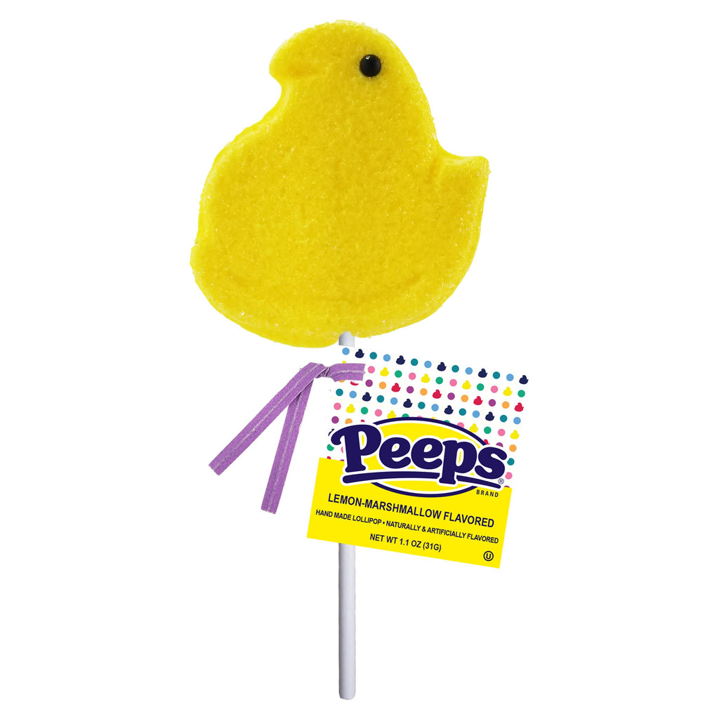 Peeps Lemon Marshmallow Sucker