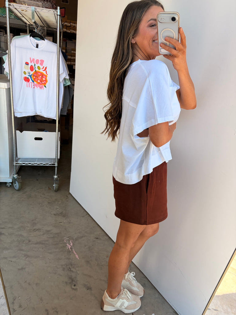 The right stuff top - White