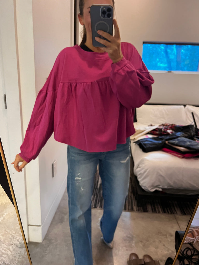 An Everyday Thing Top - Fuschia