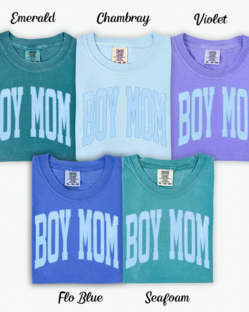Boy Mom Comfort Colors Tshirt