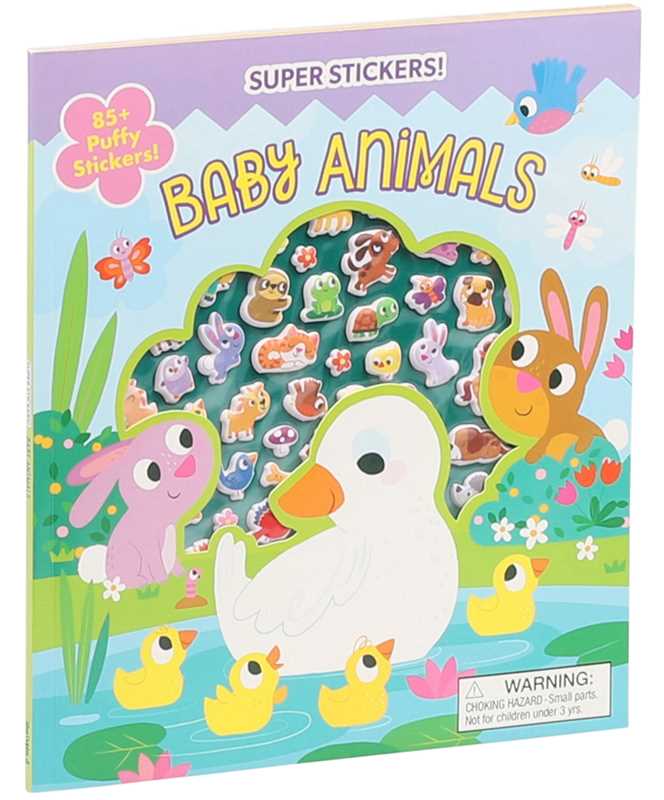 Super Puffy Stickers! Baby Animals by Maggie Fischer: Paperback