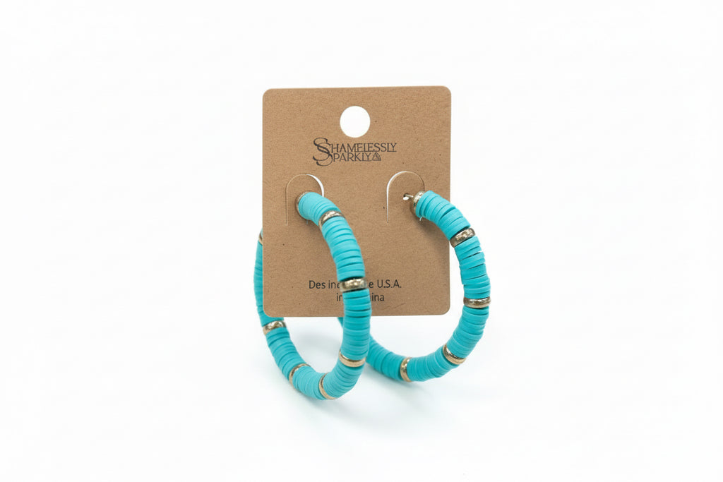 Mistress Hoops - Turquoise