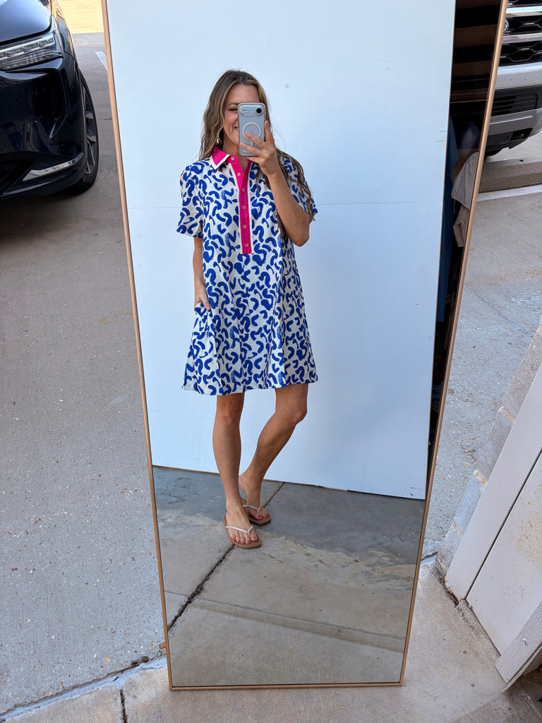 Tie The Knot Dress - Royal