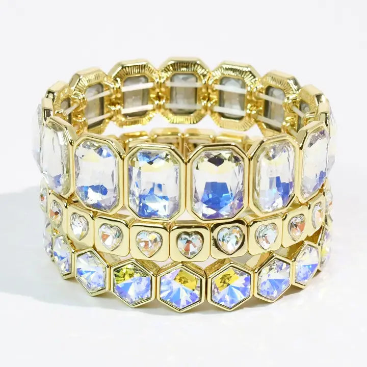 Iridescent Heart Stack Set * Pre Order *
