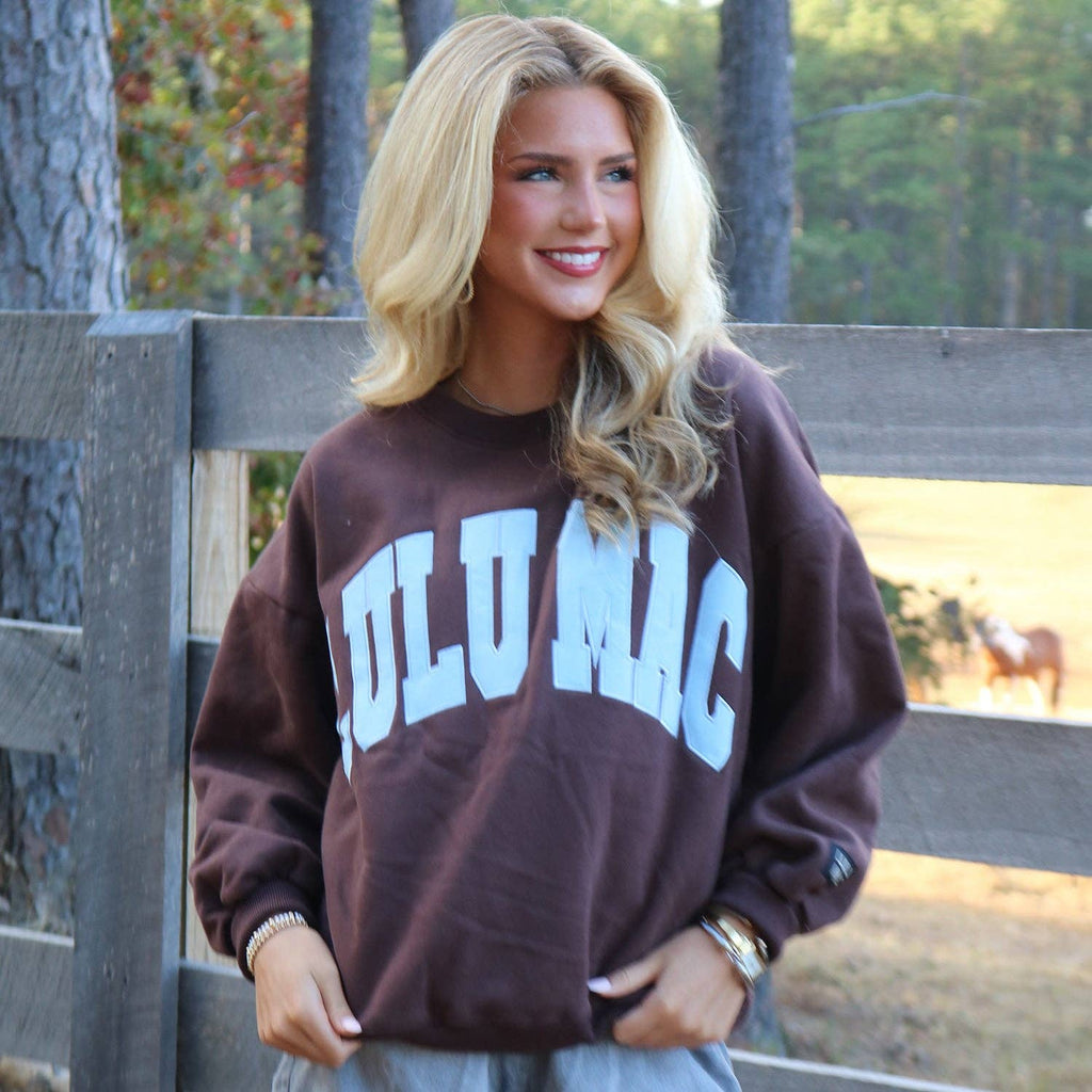 Lulumac Brown/Light Blue Sweatshirt