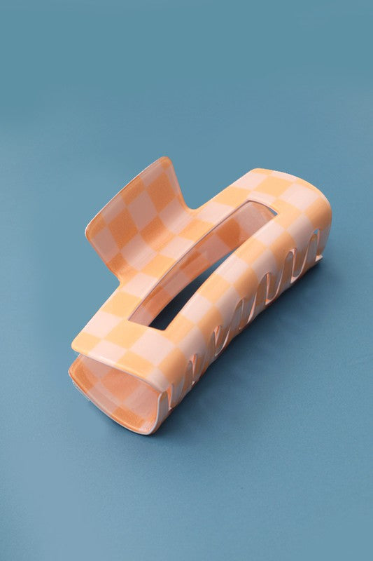 Jumbo Check Clip - Peach