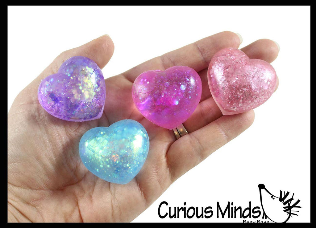 Small 1.5" Heart Sugar Ball - Thick Glue/Gel Syrup Molasses