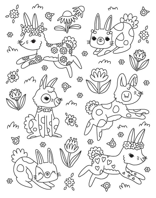 Easter Wonderland: Coloring Book: Paperback