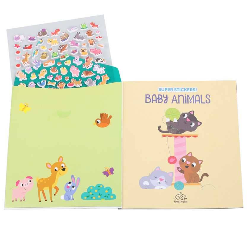 Super Puffy Stickers! Baby Animals by Maggie Fischer: Paperback