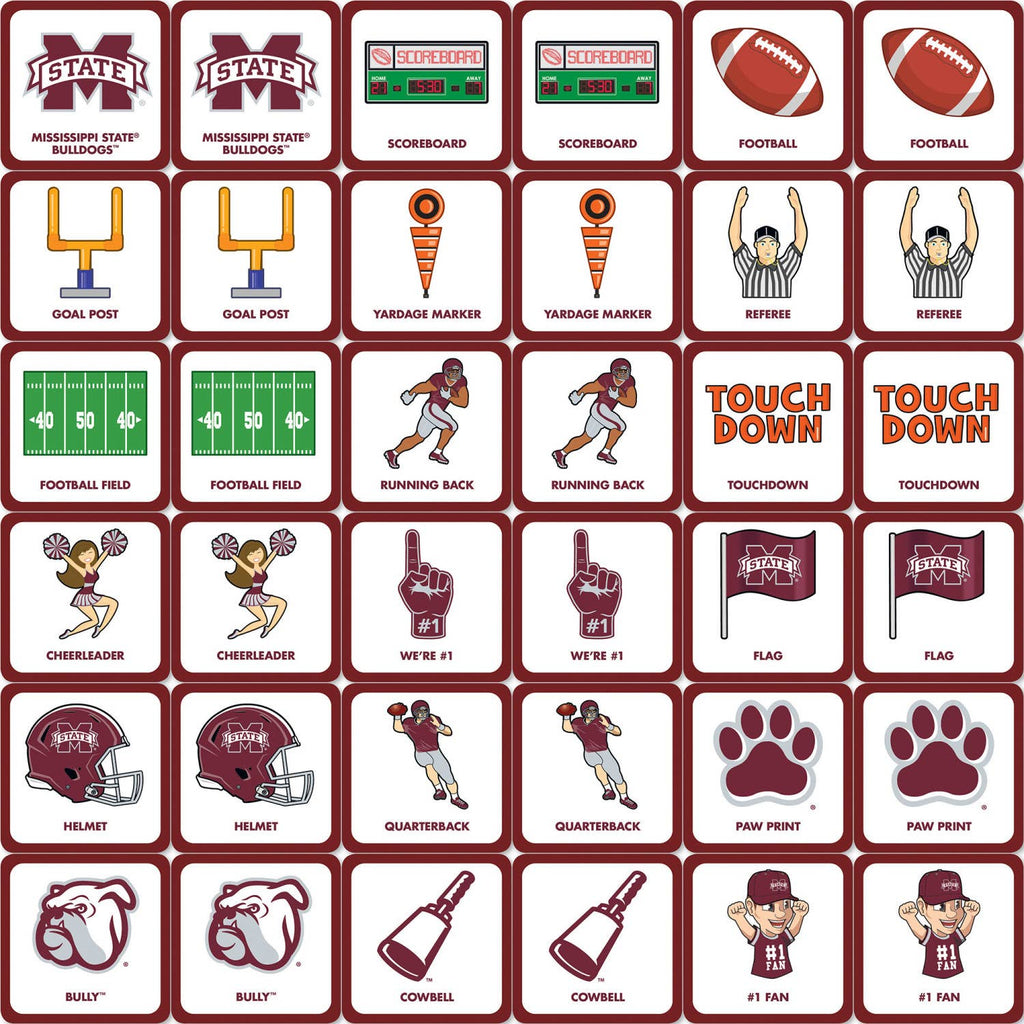 Mississippi State Bulldogs Matching Game