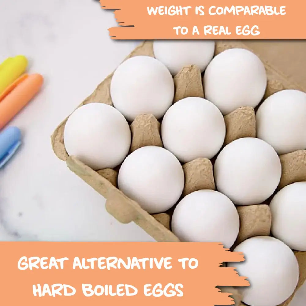 12 Pack Eggmazing Wooden Eggs - Easter Gift