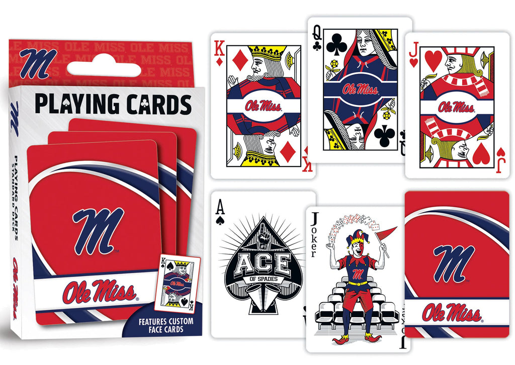 Ole Miss Rebels Playing Cards