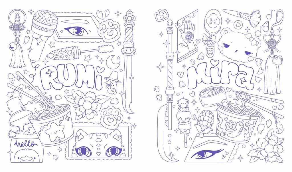 Unofficial KPop Demon Hunters Activity Book by Lila Violet: Paperback