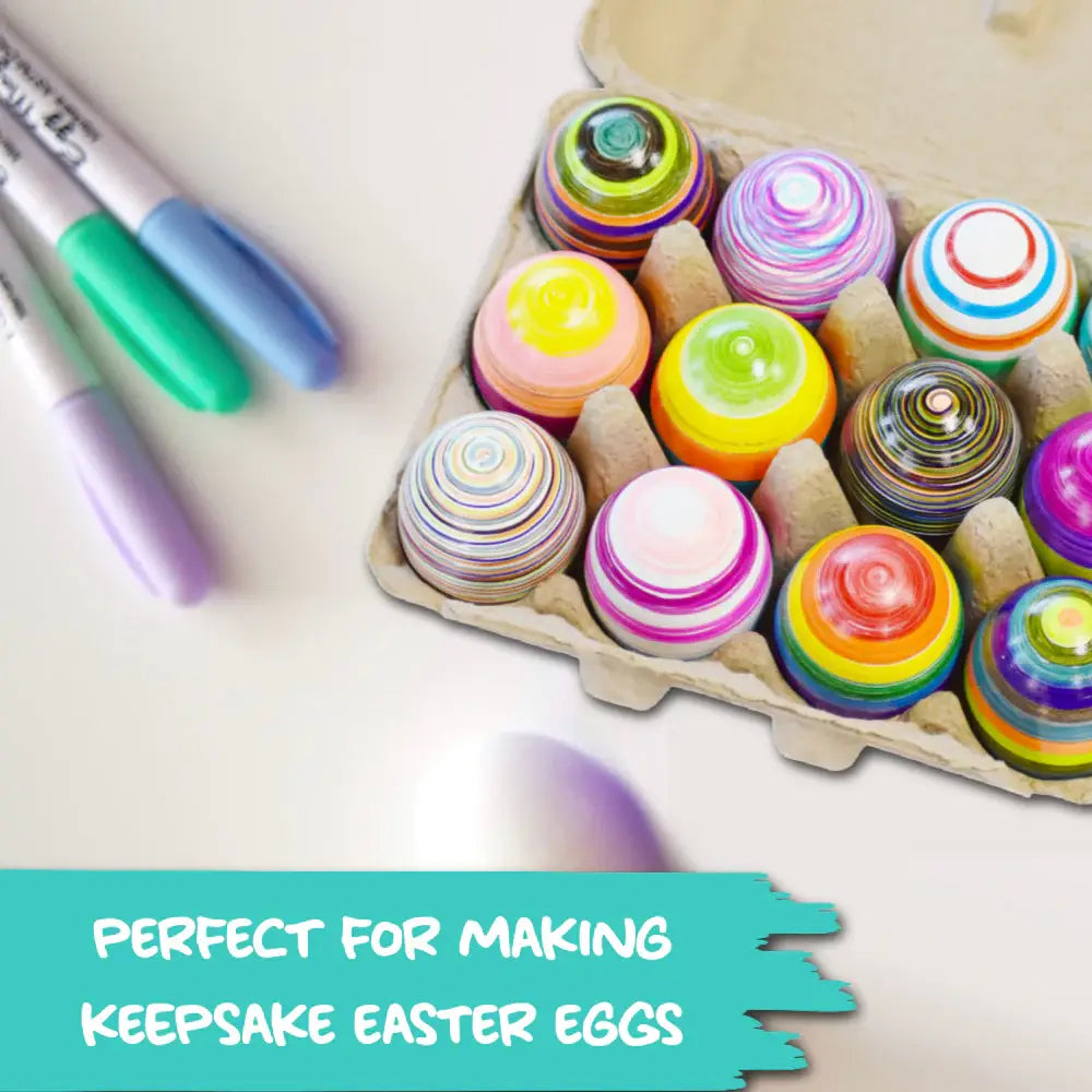 12 Pack Eggmazing Wooden Eggs - Easter Gift