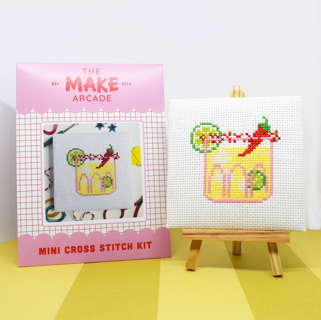 'Spicy Margarita' Mini Cross Stitch Kit