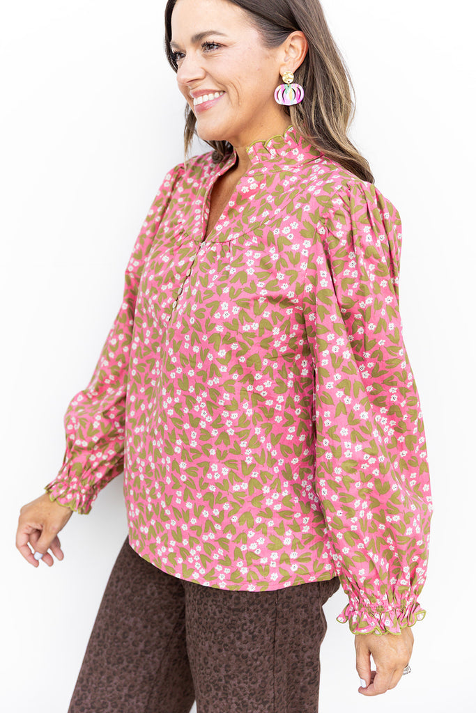 Pinky Petals Top