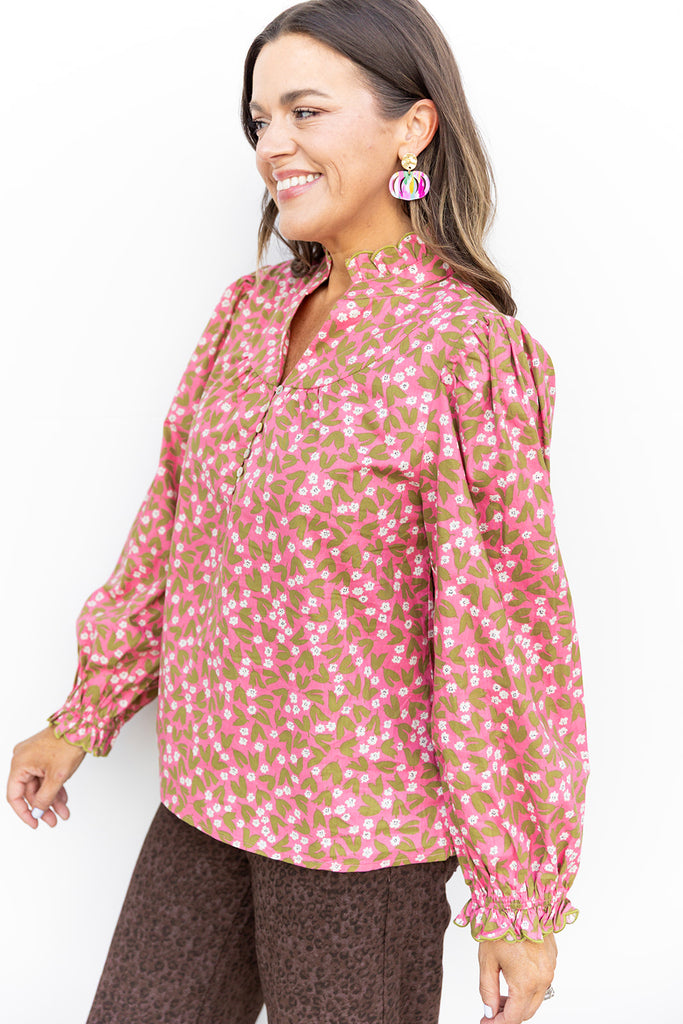 Pinky Petals Top