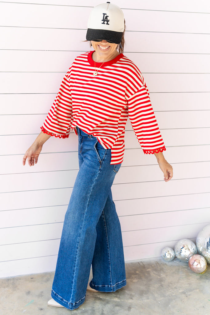 Weekend Whimsy Tee - Red