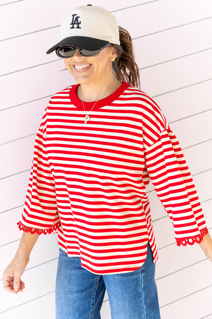 Weekend Whimsy Tee - Red