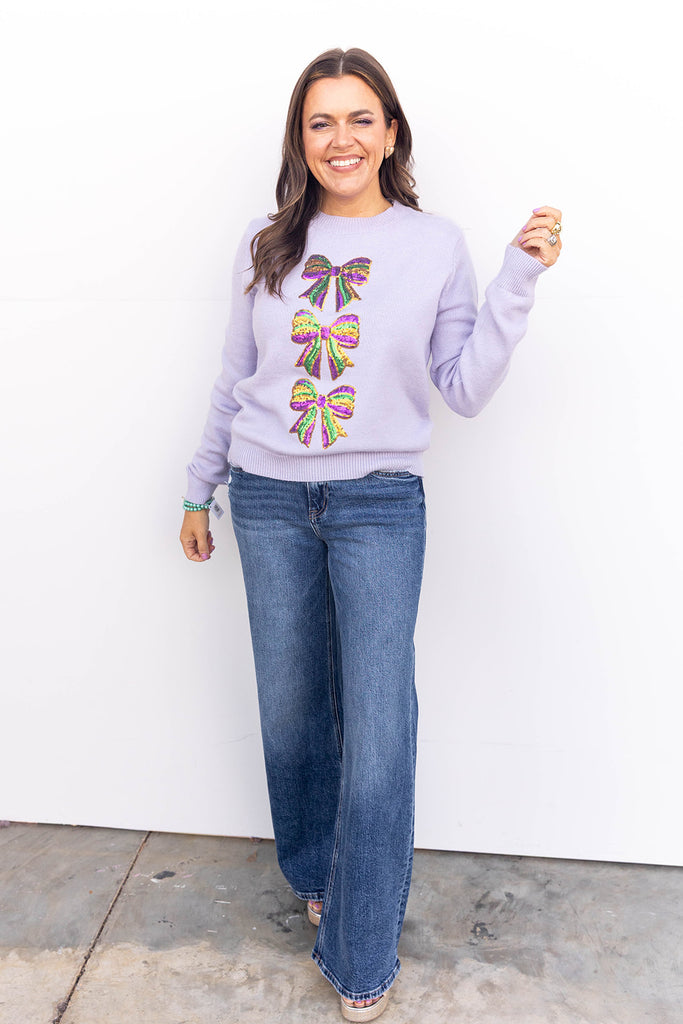 Nola Nights Sweater - Lavender