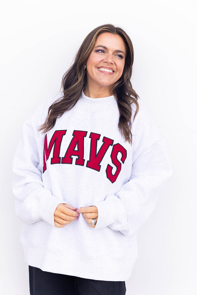 Mavs Mock Neck Sweatshirt