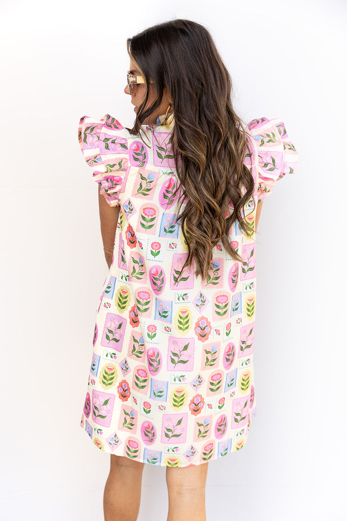 Boogie Shoes Dress - Cream