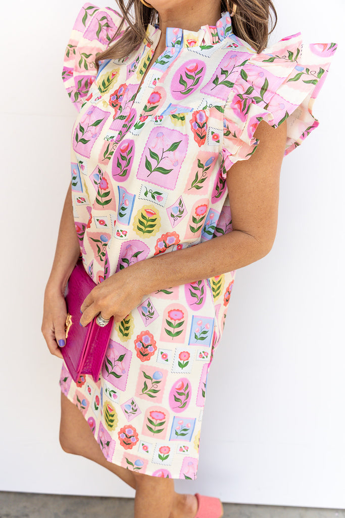 Boogie Shoes Dress - Cream