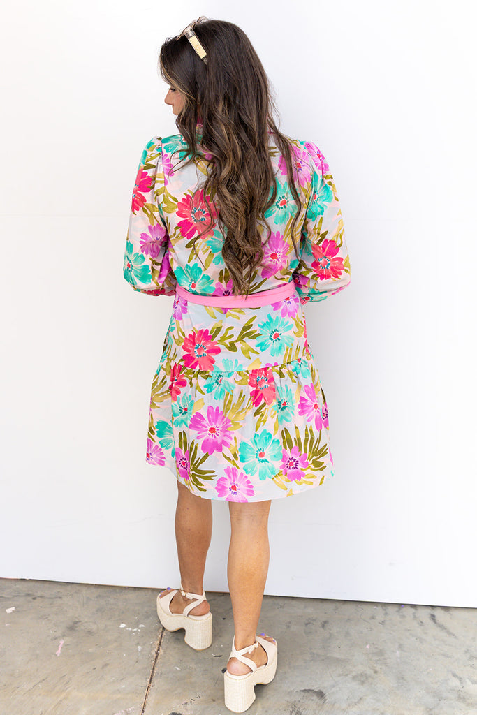 Forever Young Dress - Pink Mix