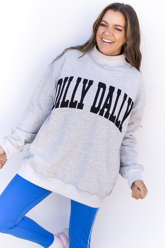 Reversible Mock Neck- DILLY DALLY/DELULU