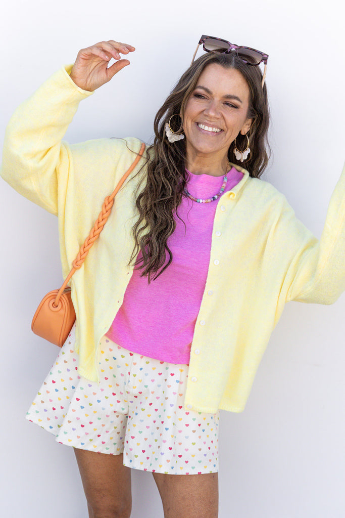 Spring Wishes Cardigan - Butter Yellow
