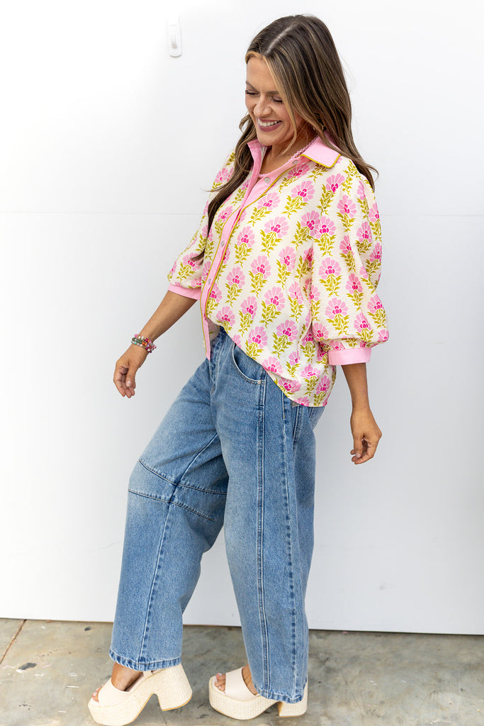 Like I Loved You Blouse - Pink