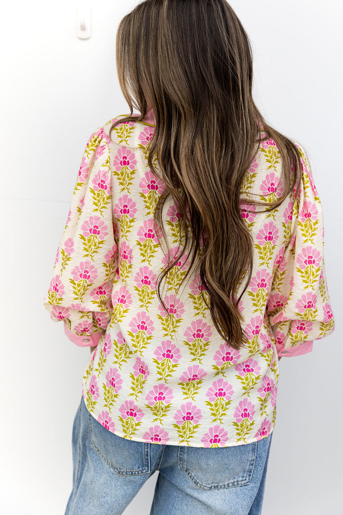 Like I Loved You Blouse - Pink