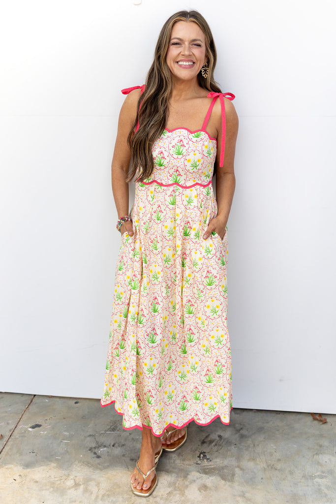 Take Me To The Beach Dress - Pink