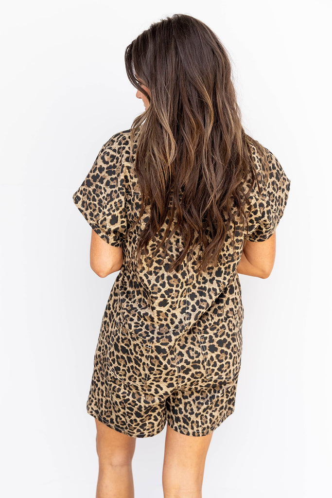 Wild Instincts Leopard Romper