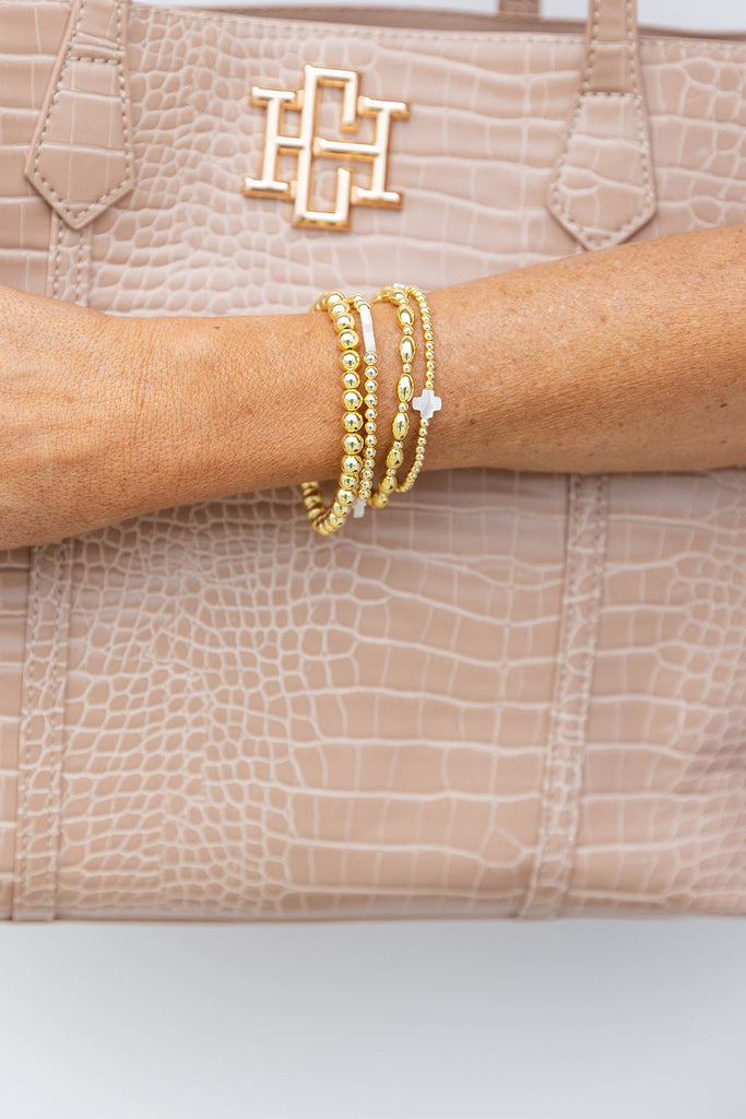 BB Lila Beaded Bracelet oval