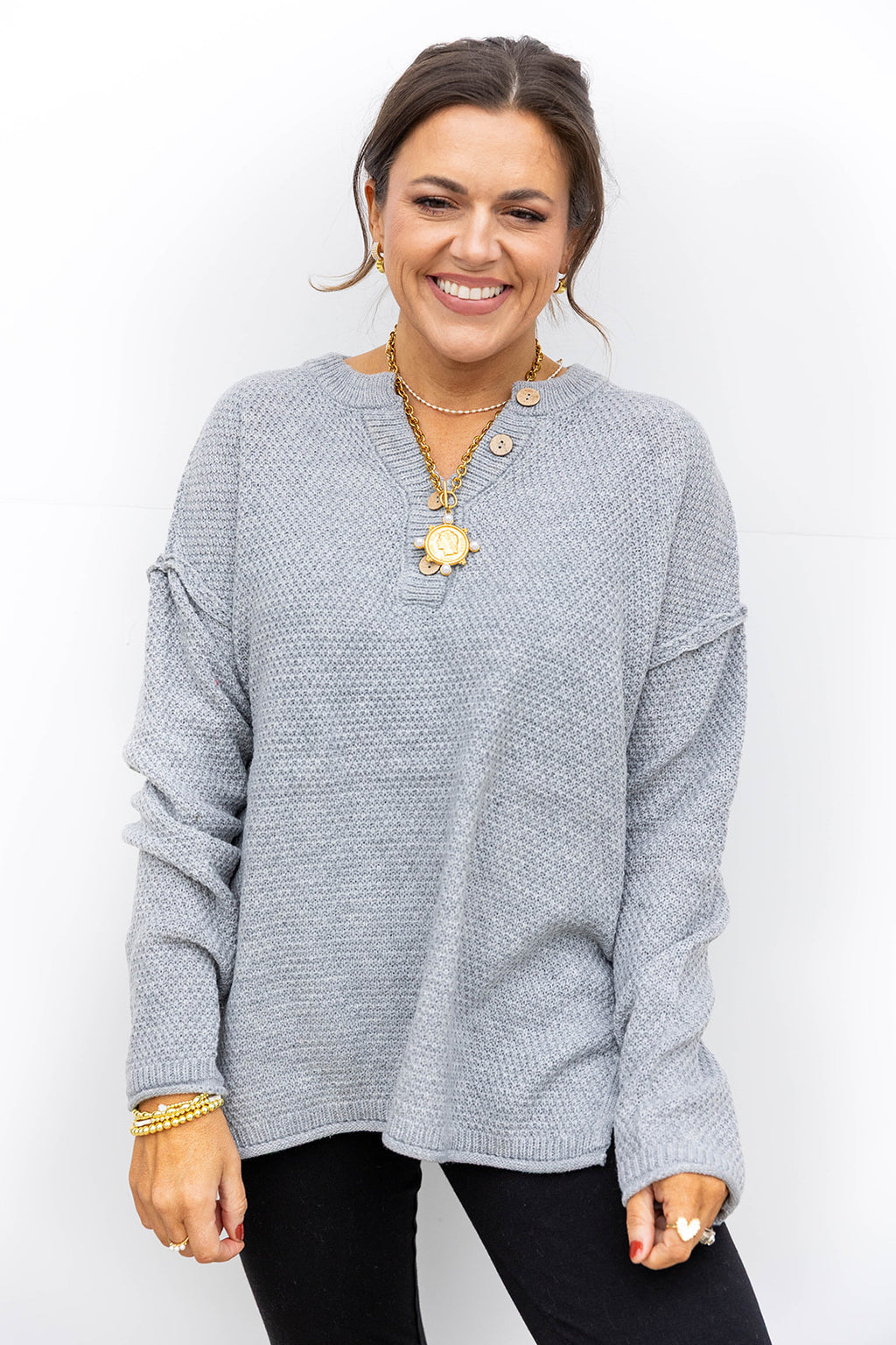 Movement for fall sweater - Heather Grey