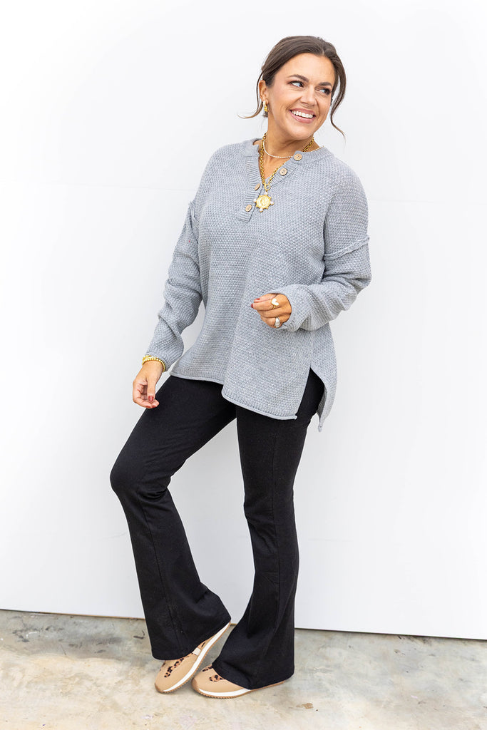 Movement for fall sweater - Heather Grey