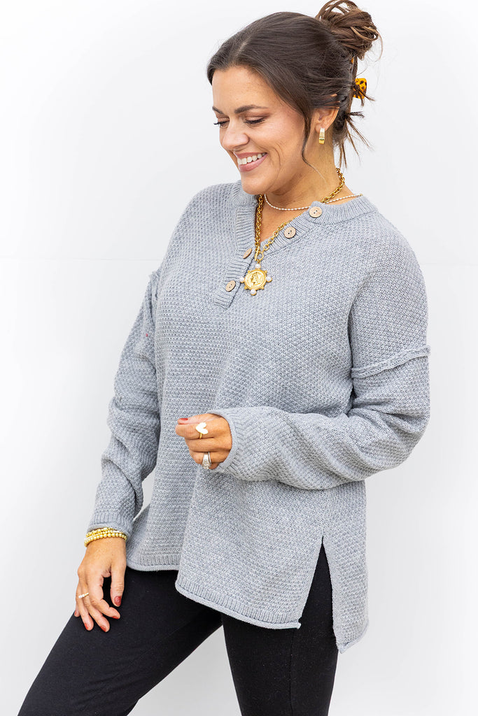Movement for fall sweater - Heather Grey