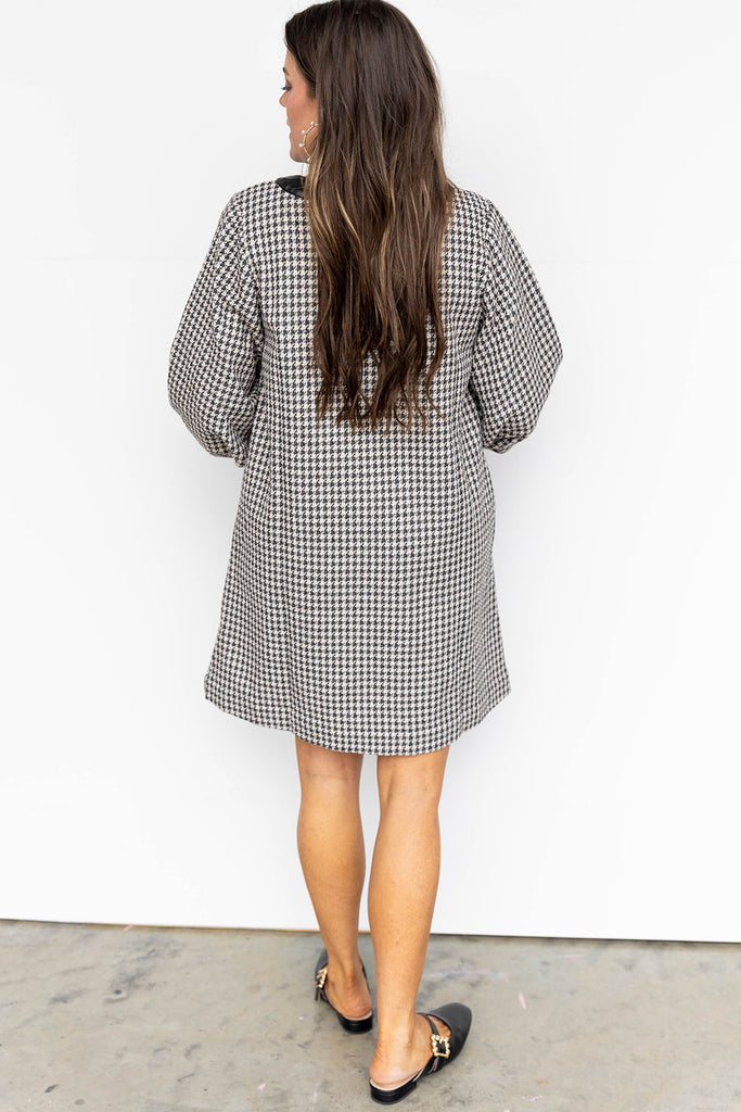 At Bryant Stadium Herringbone Dress